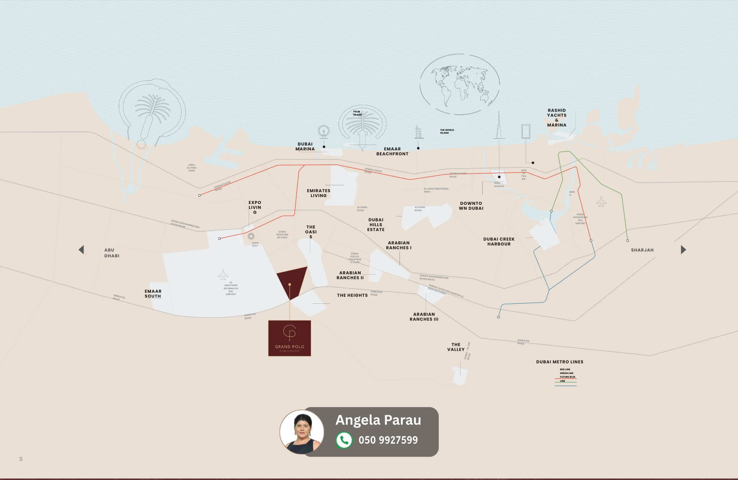 Emaar Montura 3 at Grand Polo Club & Resort - Location Map